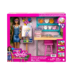 MATTEL Barbie Relax & Create Art Studio Playset