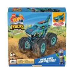 MATTEL Monster Trucks Blocks Mega Wrex Buildable Vehicle