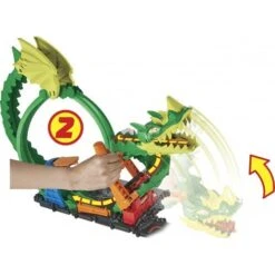 MATTEL Hot Wheels Dragon Drive Firefight Track Set -Little Things Toys HDP03 000 004
