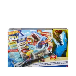 MATTEL Hot Wheels Attacking Shark Escape Playset