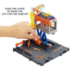 MATTEL Hot Wheels City Downtown Repair Station Playset 6 MATTEL Hot Wheels City Downtown Repair Station Playset -Little Things Toys HDR25 000 003