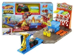 Hot Wheels Monster Truck Blast Station Playset By Mattel -Little Things Toys HFB12 000 004