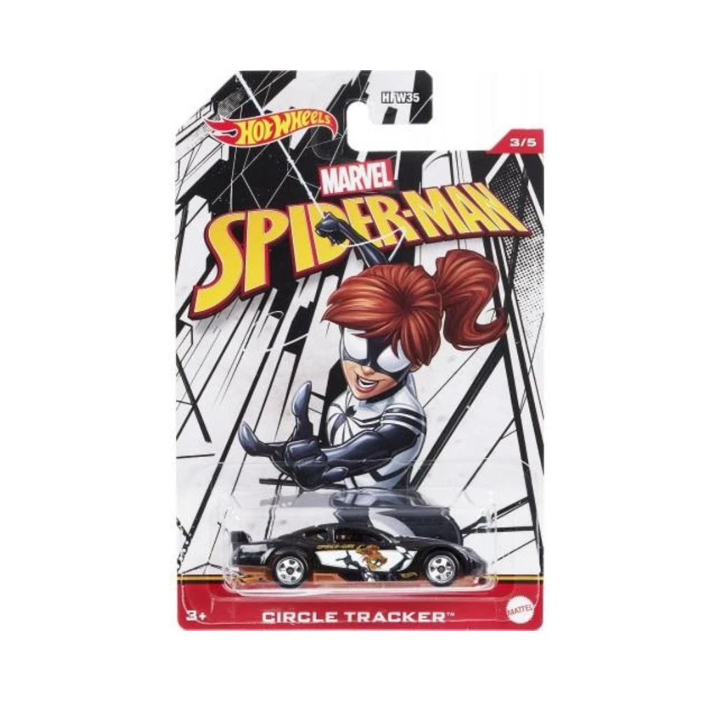 MATTEL Hot Wheels Marvel Spider-Man Circle Tracker 1/64 Scale Model 1 MATTEL Hot Wheels Marvel Spider-Man Circle Tracker 1/64 Scale Model