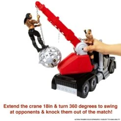 MATTEL WWE Wrekkin Rampage Rig Truck Action Figure Vehicle -Little Things Toys HHV85 000 004