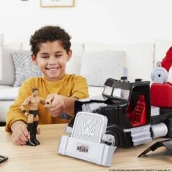 MATTEL WWE Wrekkin Rampage Rig Truck Action Figure Vehicle -Little Things Toys HHV85 000 005