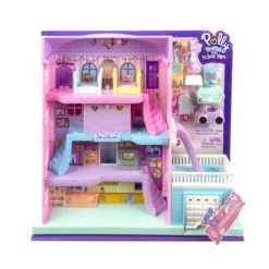 MATTEL Polly Pocket Pajama Party Sleepover Adventure House