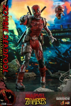 Marvel ZOMBIE DADPOOL 1/6 Scale Action Figure By Hot Toys -Little Things Toys HK 607096 000 003