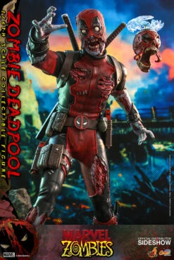 Marvel ZOMBIE DADPOOL 1/6 Scale Action Figure By Hot Toys -Little Things Toys HK 607096 000 004