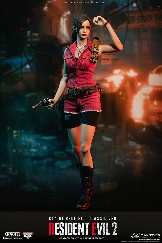 Resident Evil 2 Claire Redfield (Classic Ver.) 1/6 Scale Figure By HOT HEART 3 Resident Evil 2 Claire Redfield (Classic Ver.) 1/6 Scale Figure By HOT HEART - Image 3