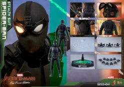 Spider-Man (Stealth Suit) Action Figure By Hot Toys -Little Things Toys HK601698 000 005