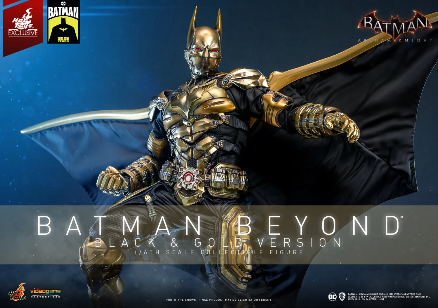 Hot Toys Batman Beyond Black & Gold Ver. 2 Hot Toys Batman Beyond Black & Gold Ver. - Image 2