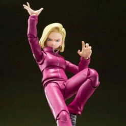 Dragon Ball Android 18 Universal Survival Saga Sh Figuarts Aciion Figure By Bandai Tamashii -Little Things Toys HK618757 000 003
