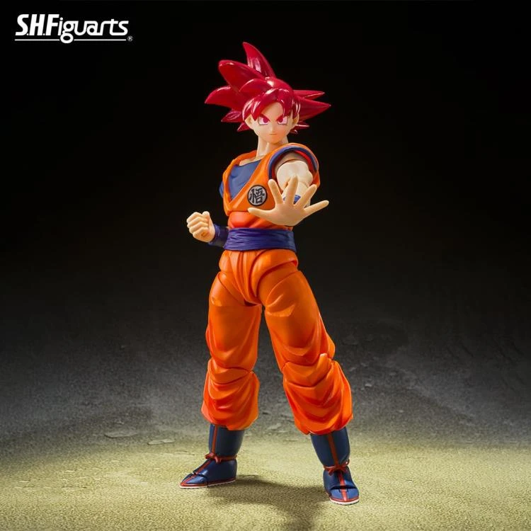 Dragon Ball Super Super Saiyan God Goku (Saiyan God Instilled With The Light Of Righteous Hearts) S.H.FiguartsAction Figure By Bandai Tamashii 2 Dragon Ball Super Super Saiyan God Goku (Saiyan God Instilled With The Light Of Righteous Hearts) S.H.FiguartsAction Figure By Bandai Tamashii - Image 2