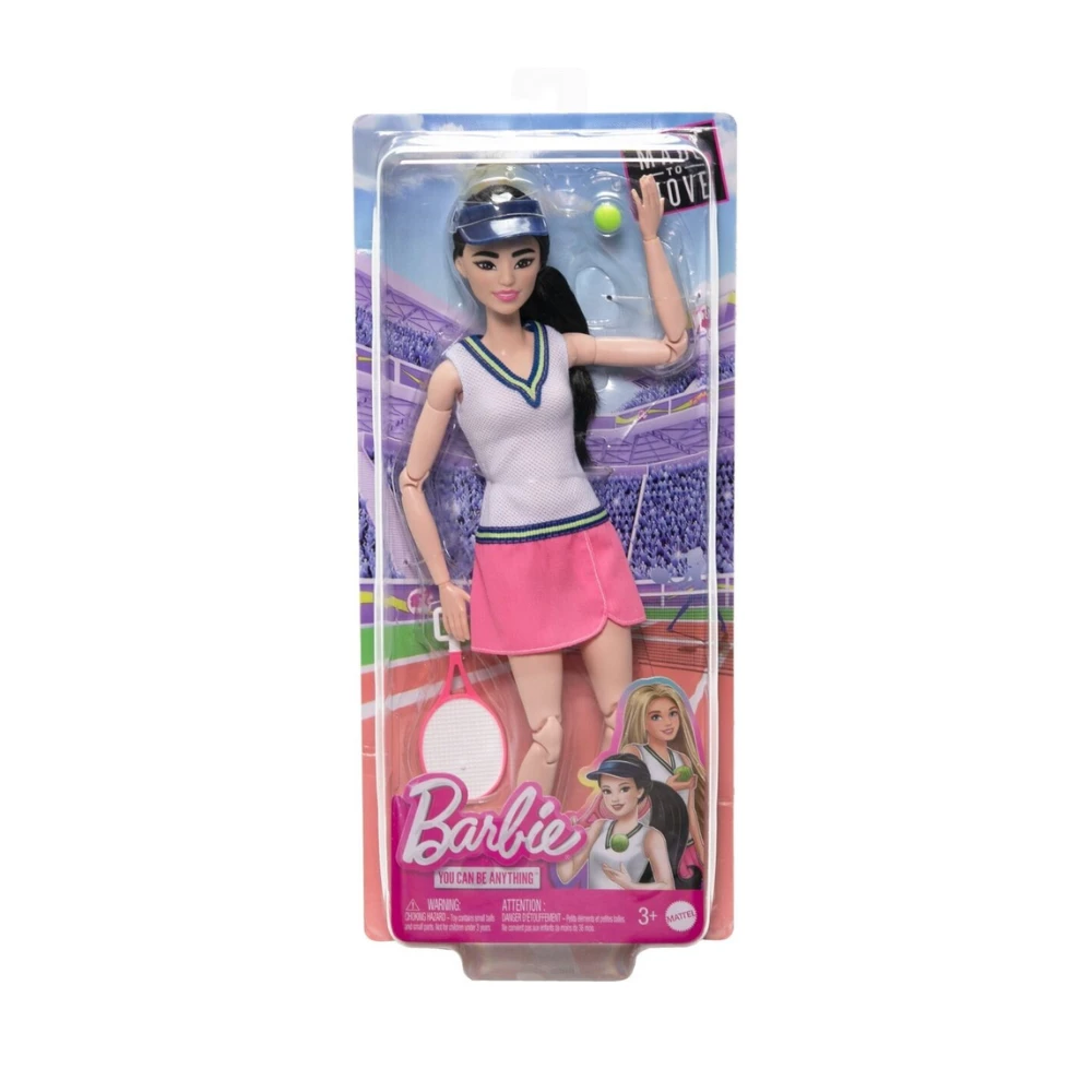 Barbie Articulated Sports Doll - Tennis By Mattel 1 Barbie Articulated Sports Doll - Tennis By Mattel