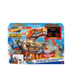 MATTEL Hot Wheels Monster Trucks Arena Smash Spin-out Challenge Playset