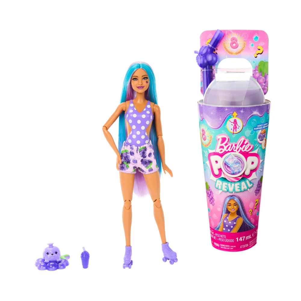 Barbie Pop! Reveal Juicy Fruit Series - Grape Fruits By Mattel 1 Barbie Pop! Reveal Juicy Fruit Series - Grape Fruits By Mattel
