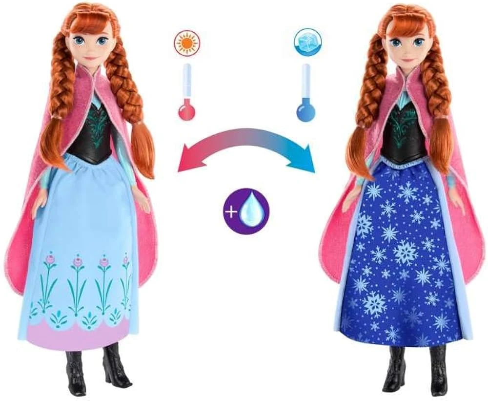 Disney Frozen Fashion Dolls Anna Magical Skirt By Mattel 2 Disney Frozen Fashion Dolls Anna Magical Skirt By Mattel - Image 2