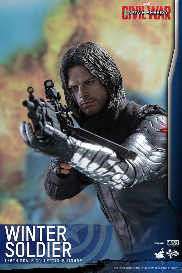 Marvel Captain America Civil War Winter Soldier 1/6 Scale Figure By Hot Toys 4 Marvel Captain America Civil War Winter Soldier 1/6 Scale Figure By Hot Toys - Image 4