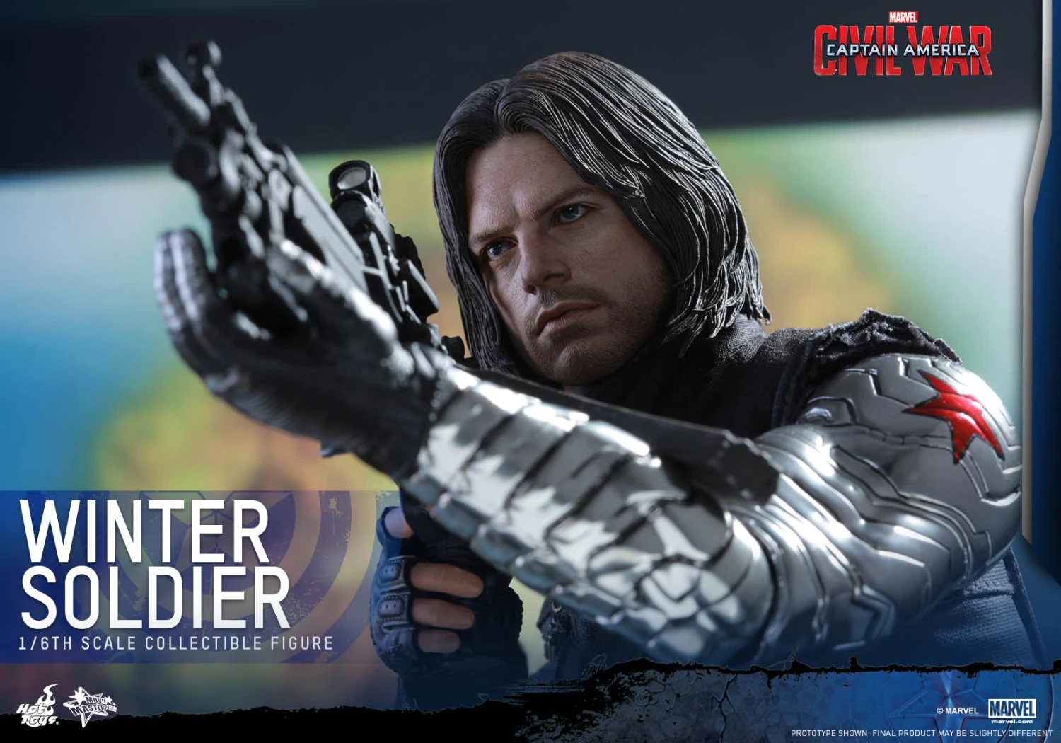 Marvel Captain America Civil War Winter Soldier 1/6 Scale Figure By Hot Toys 5 Marvel Captain America Civil War Winter Soldier 1/6 Scale Figure By Hot Toys - Image 5