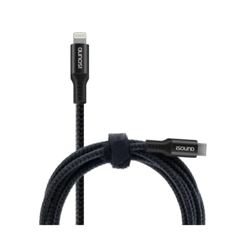 Durapower 6" Kevlar Braided Lightning Cable By ISound (Type C - Lightning) 1 Durapower 6" Kevlar Braided Lightning Cable By ISound (Type C - Lightning)