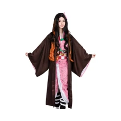 Demon Slayer Nezuko Kamado Cosplay Adult Costume By Dirolvon