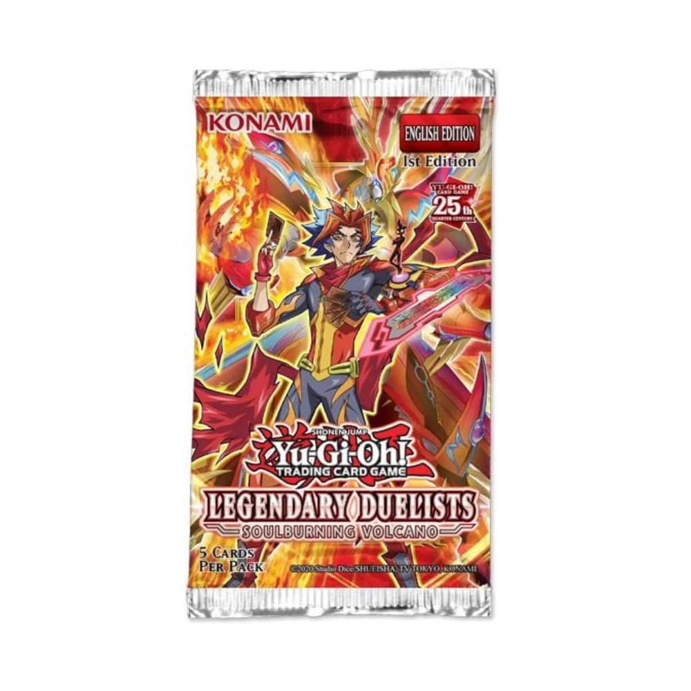 Konami Yu-Gi-Oh TCG : Legendary Duelists Soulburning Volcano Pack 1 Konami Yu-Gi-Oh TCG : Legendary Duelists Soulburning Volcano Pack