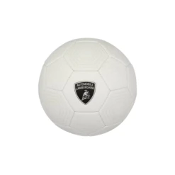 LAMBORGHINI #5 MACHINE SEWING PVC SOCCER BALL - WHITE