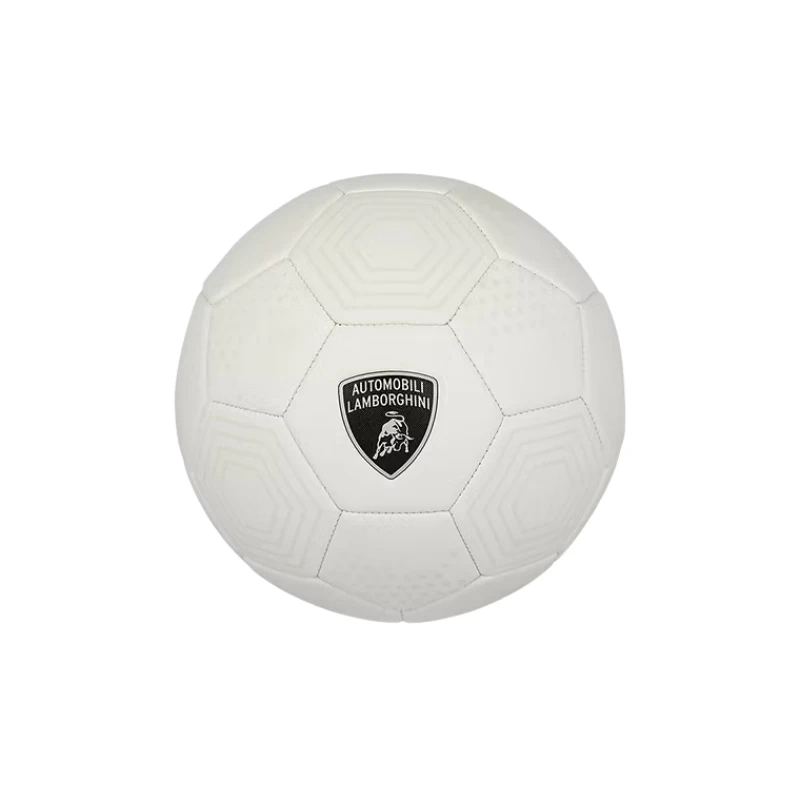 LAMBORGHINI #5 MACHINE SEWING PVC SOCCER BALL - WHITE 1 LAMBORGHINI #5 MACHINE SEWING PVC SOCCER BALL - WHITE