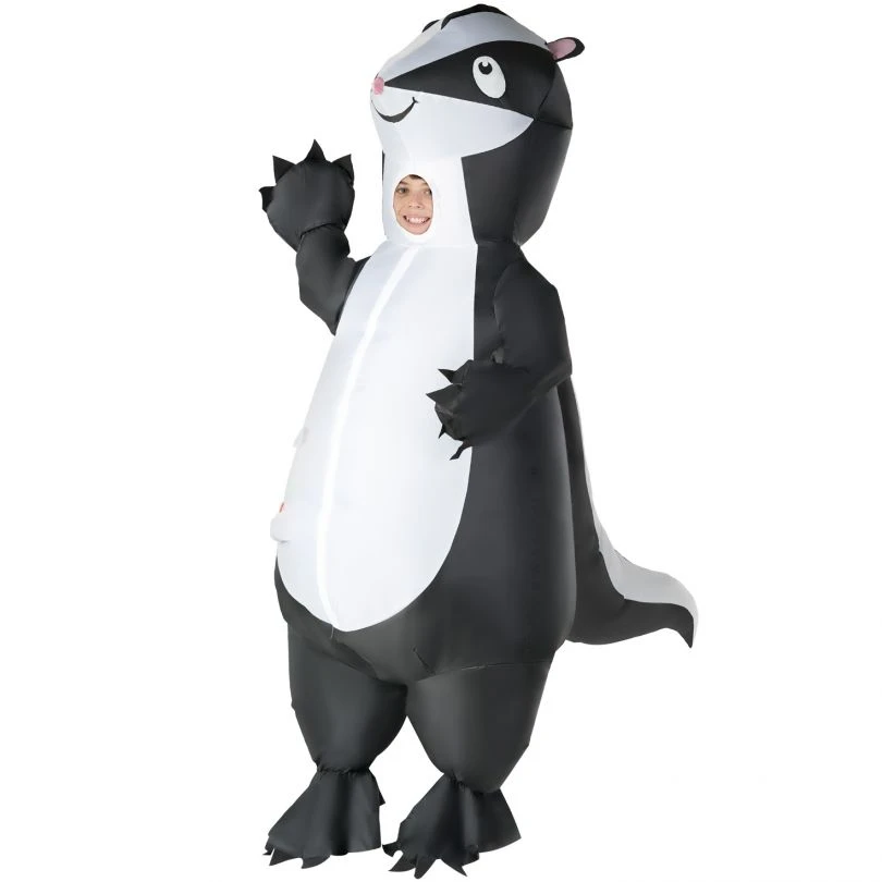 Giant Skunk Inflatable Costume For Kids By Morphsuits 2 Giant Skunk Inflatable Costume For Kids By Morphsuits - Image 2