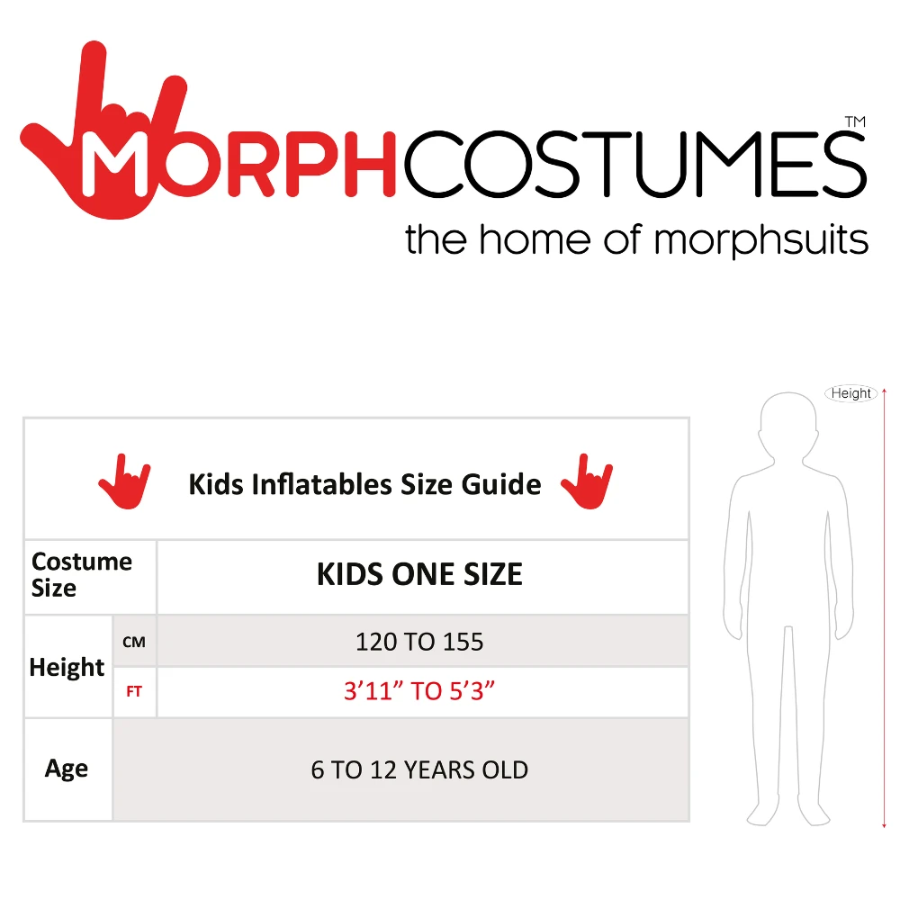 Giant Skunk Inflatable Costume For Kids By Morphsuits 5 Giant Skunk Inflatable Costume For Kids By Morphsuits - Image 5