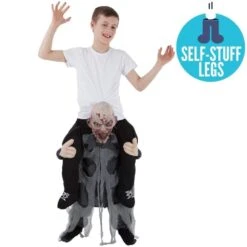 Zombie Piggyback Costume Kids