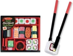 Melissa & Doug Melissa And Doug Sushi Slicing Playset -Little Things Toys MD2608 000 003