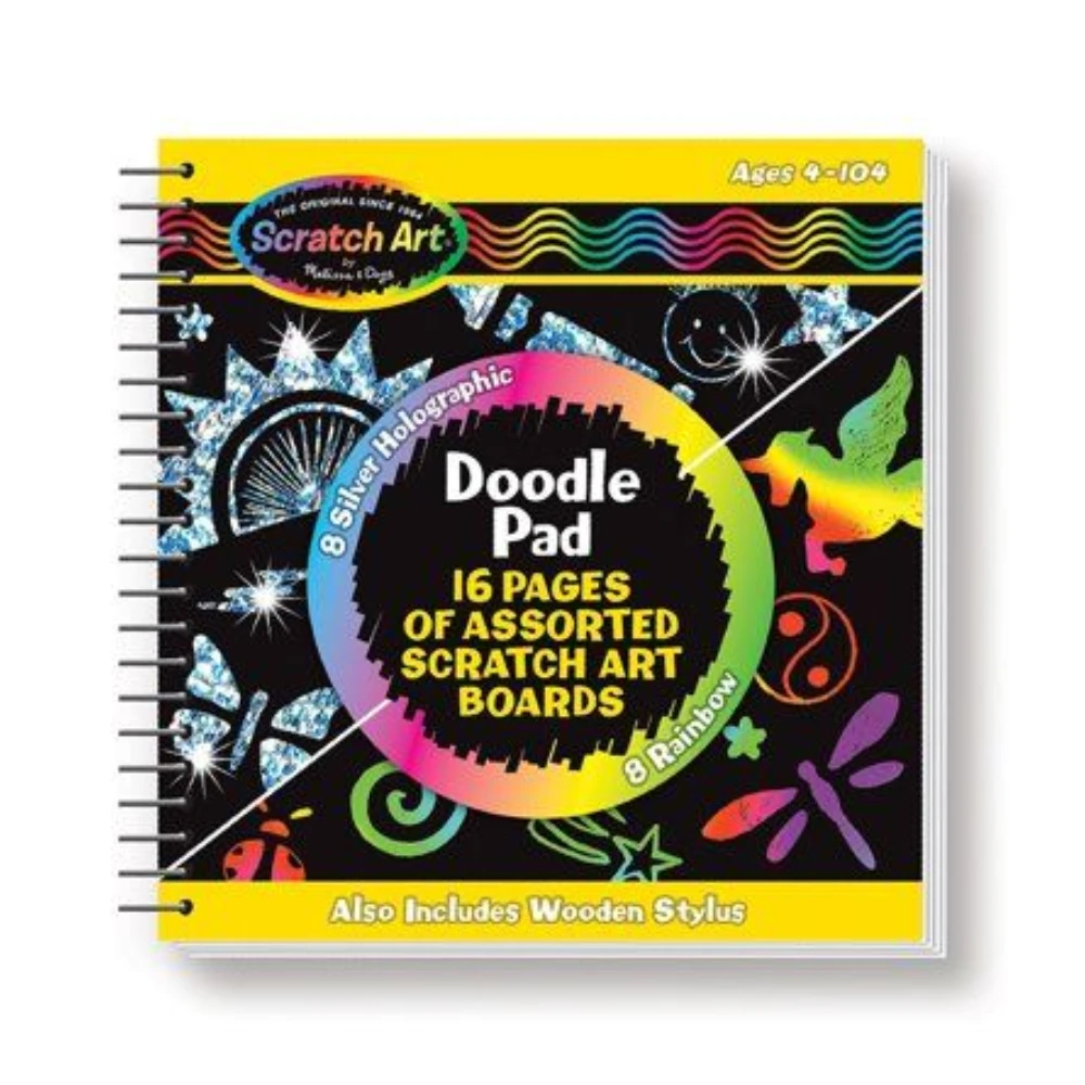 Melissa & Doug Melissa And Doug Scratch Art Doodle Pad 1 Melissa & Doug Melissa And Doug Scratch Art Doodle Pad