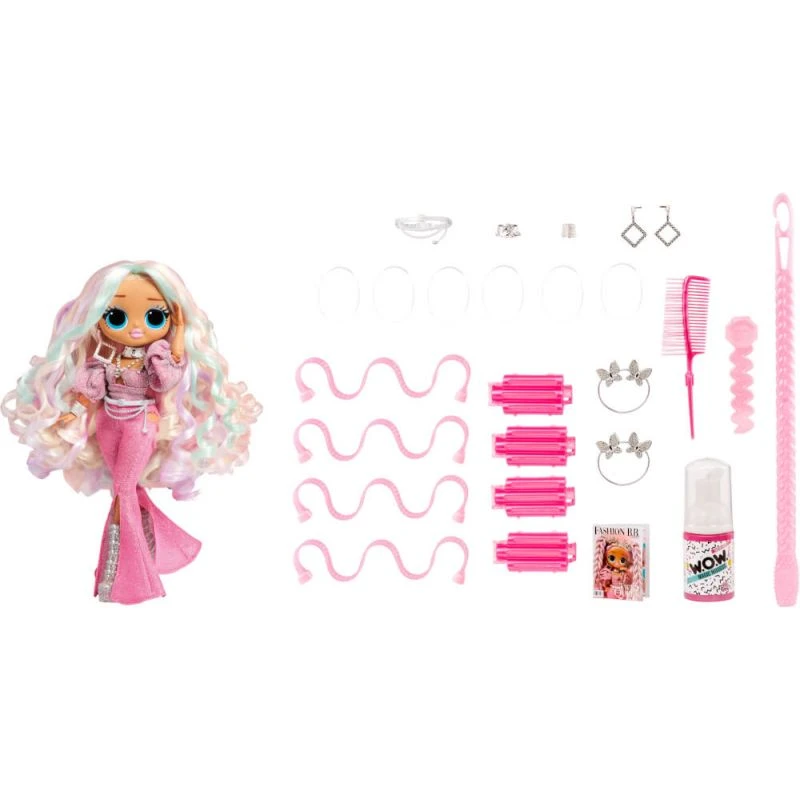 MGA L.O.L. Surprise OMG Fashion Show Hair Edition - Twist Queen 2 MGA L.O.L. Surprise OMG Fashion Show Hair Edition - Twist Queen - Image 2