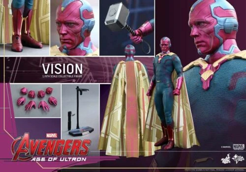 Marvel Avengers Age Of Ultron Vision 1/6 Scale Figure By Hot Toys 2 Marvel Avengers Age Of Ultron Vision 1/6 Scale Figure By Hot Toys - Image 2