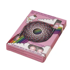 Numskull Unicorn USB C LED Charge Cable & Thumb Grips (Xbox Series X & Series S, PS5 And Nintendo Switch)