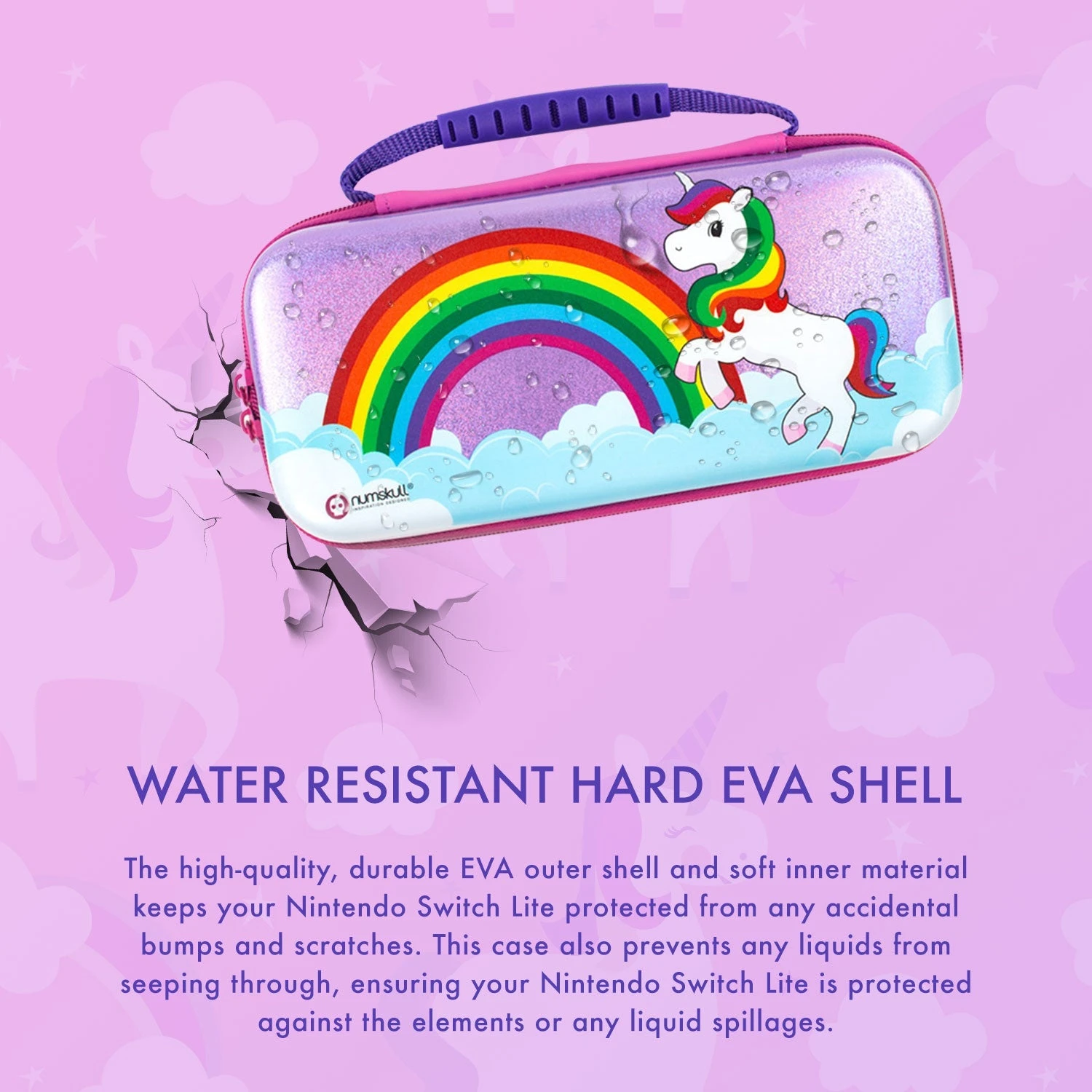 Numskull Nintendo Switch Lite Unicorn Case 2 Numskull Nintendo Switch Lite Unicorn Case - Image 2