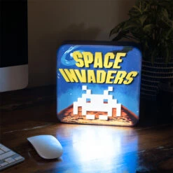 Space Invaders 3D Desk Lamp Wall Light -Little Things Toys NUM 430278 000 005