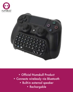 Numskull PlayStation 4 PS4 Bluetooth Wireless Mini Keyboard -Little Things Toys NUM 842041 000 003