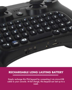 Numskull PlayStation 4 PS4 Bluetooth Wireless Mini Keyboard -Little Things Toys NUM 842041 000 004
