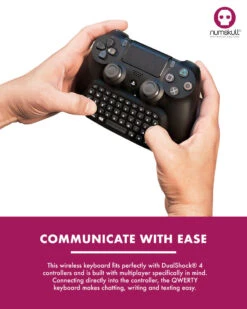 Numskull PlayStation 4 PS4 Bluetooth Wireless Mini Keyboard -Little Things Toys NUM 842041 000 005