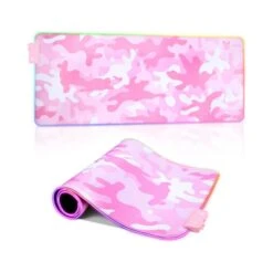 Onikuma : Pink RGB Mouse Pad