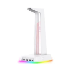 Onikuma : White Headset Stand With RGB Light