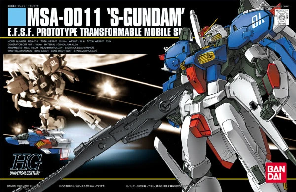 Bandai Spirits: 1/144 HGUC #023 S Gundam 2 Bandai Spirits: 1/144 HGUC #023 S Gundam - Image 2