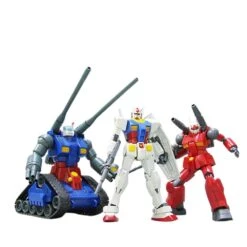 Bandai : HGUC Gundam Operation V RX-78-2 Gundam, RX-77-2 Guncannon & RX-75 Guntank
