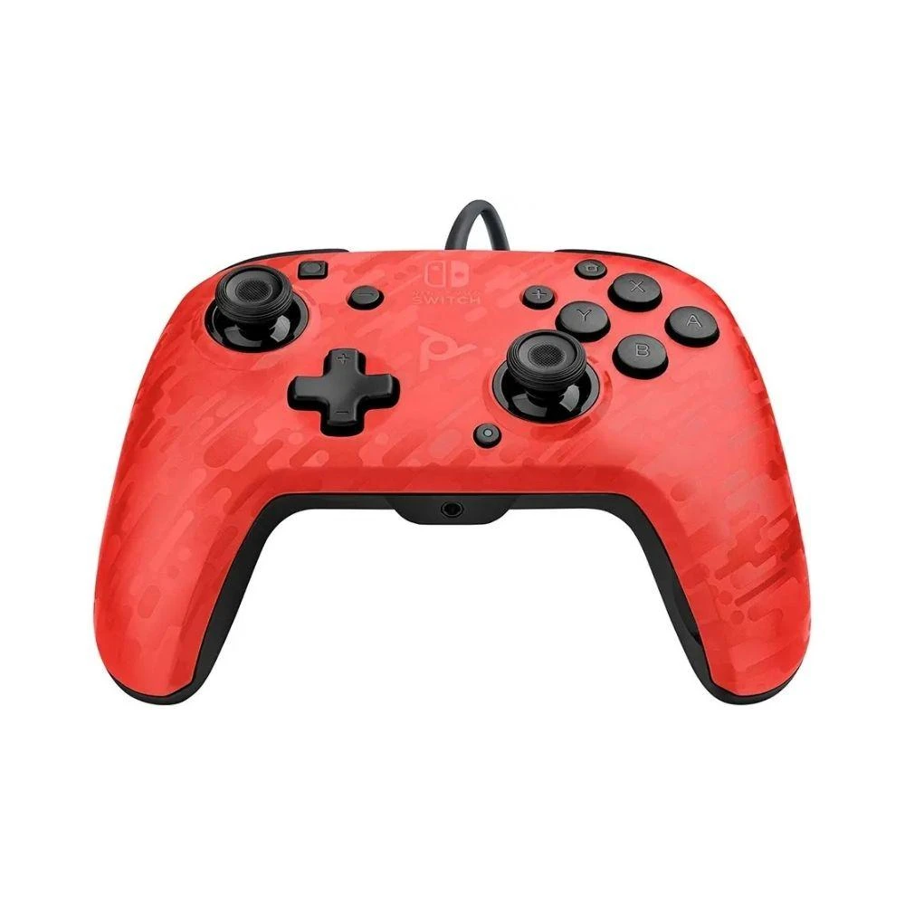 PDP Switch - Faceoff Controller - Camo Red 2 PDP Switch - Faceoff Controller - Camo Red - Image 2