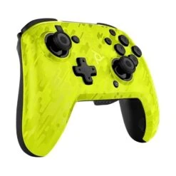 PDP Switch - Faceoff Wireless - Controller Camo Yellow -Little Things Toys PDP 067502 000 004