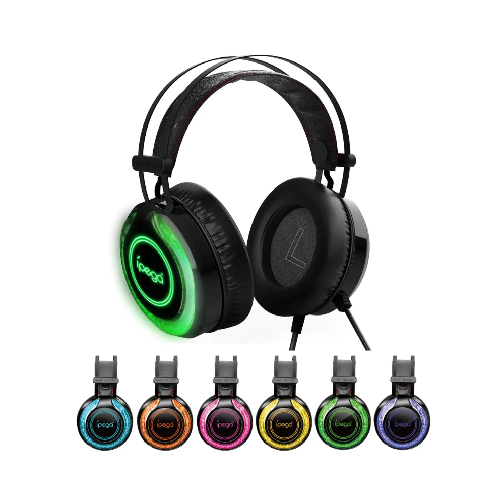 Seven Color Water Cooled Wired Gaming Headset By IPega 1 Seven Color Water Cooled Wired Gaming Headset By IPega