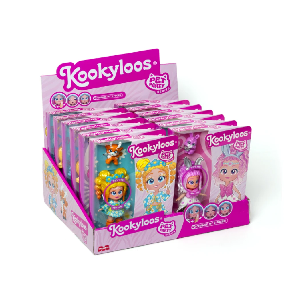 KOOKYLOOS PETS PARTY - Dolls Asst.8 - Display2x12 (V.0)(1PC RANDOM) 2 KOOKYLOOS PETS PARTY - Dolls Asst.8 - Display2x12 (V.0)(1PC RANDOM) - Image 2