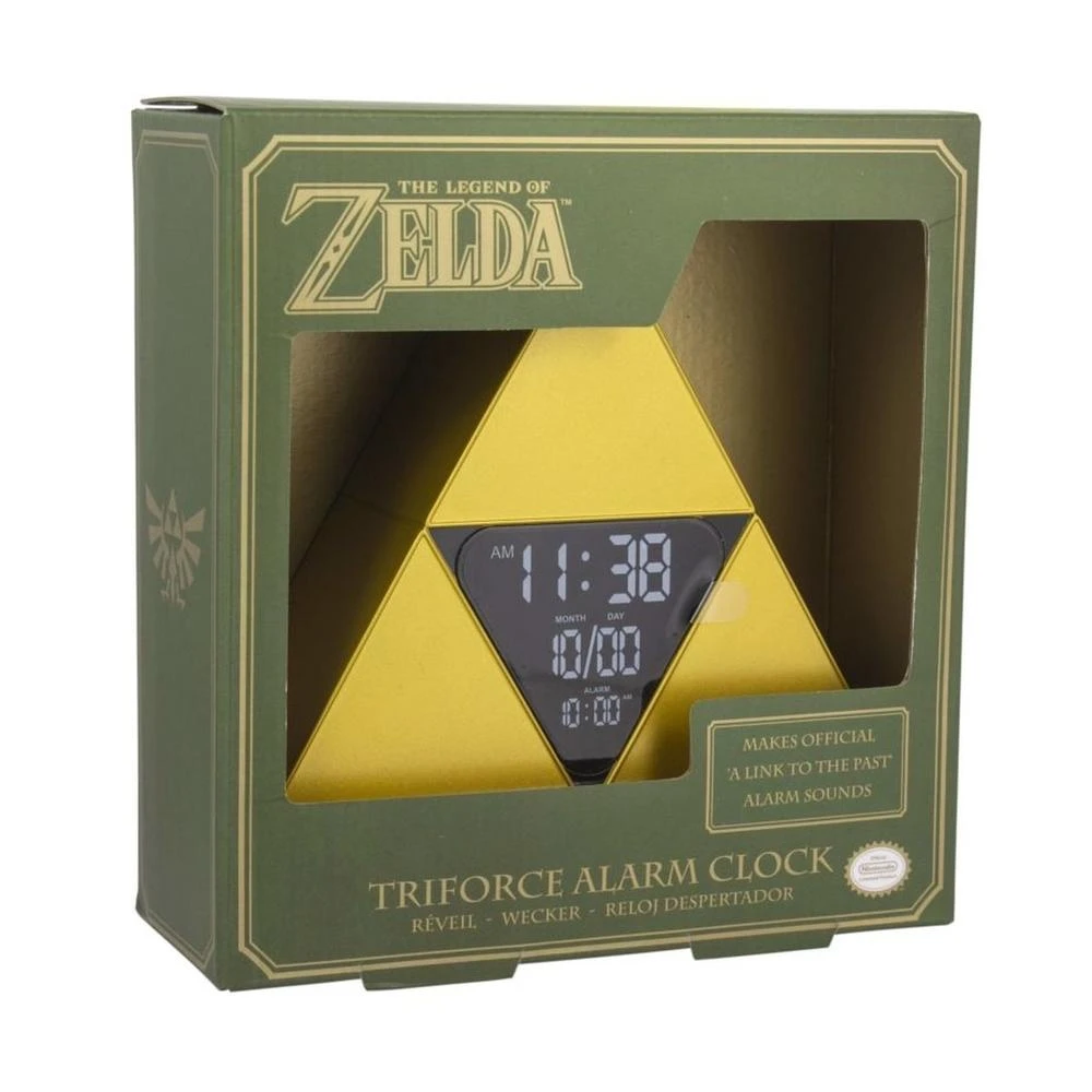 Paladone Legends Of Zelda Triforce - USB Alarm Clock 1 Paladone Legends Of Zelda Triforce - USB Alarm Clock